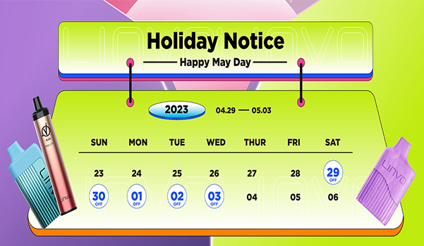 Holiday Notice For May Day 2023